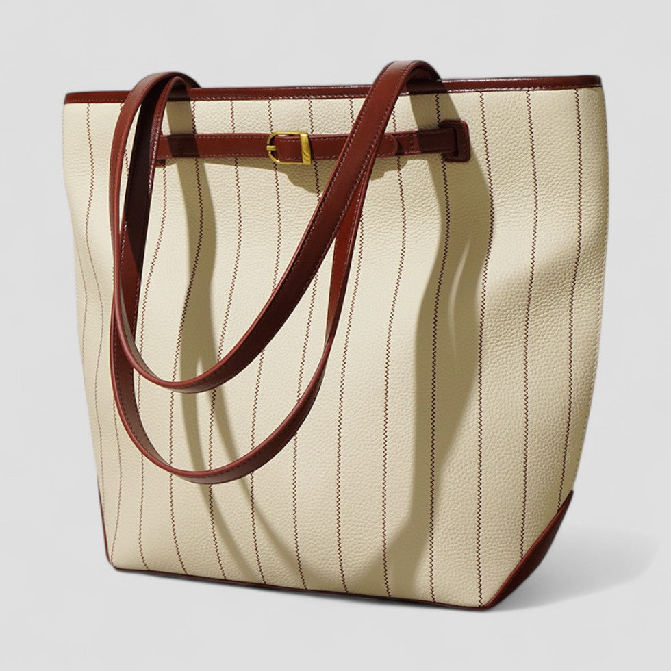 Women’s Structured Tote Leather Handbag