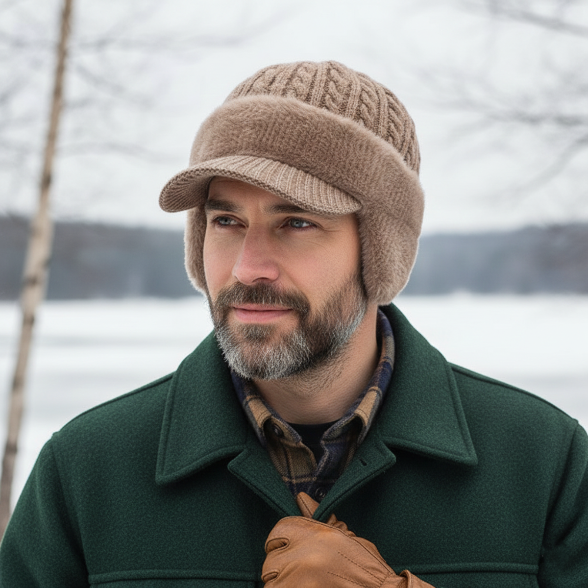 Warm Fuzzy Unisex Winter Beanie Hat