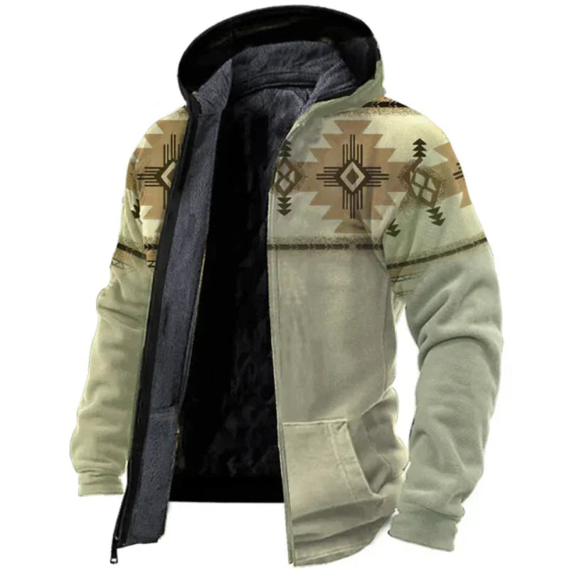 Men's Susanna Fleece Jacket - Warm Vintage Style