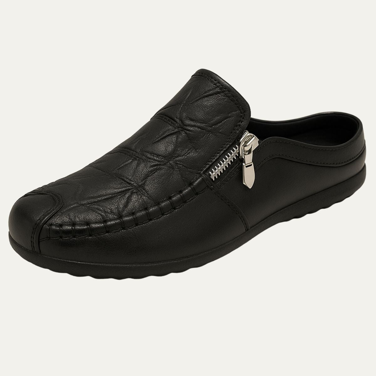 Men’s Leather Mule Loafers