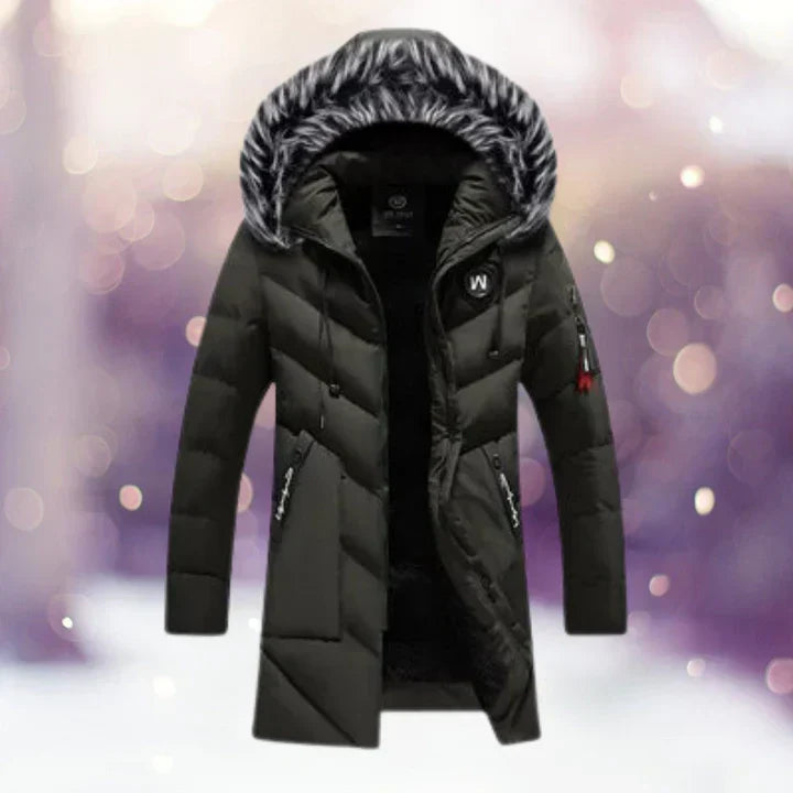 Classic Jurgen Thermal Parka with Fur Collar Windbreaker