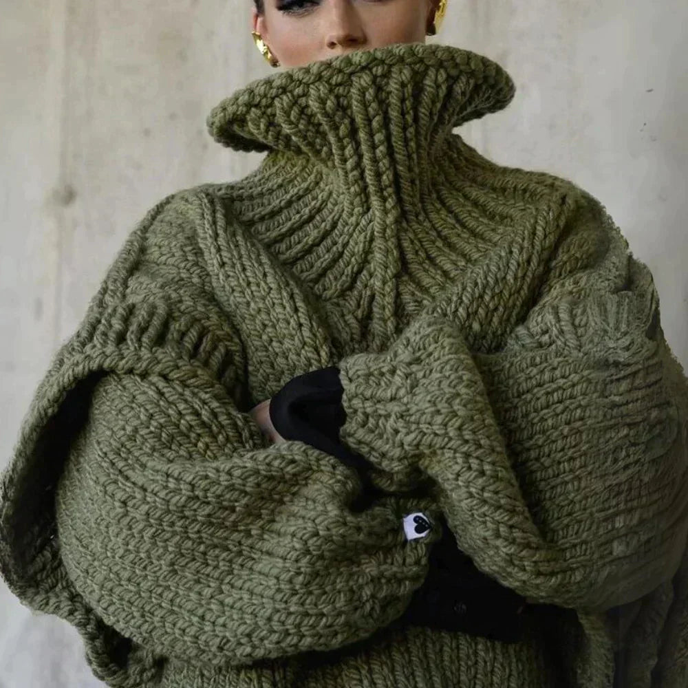 Kate | Cozy Oversized Turtleneck Sweater for Winter