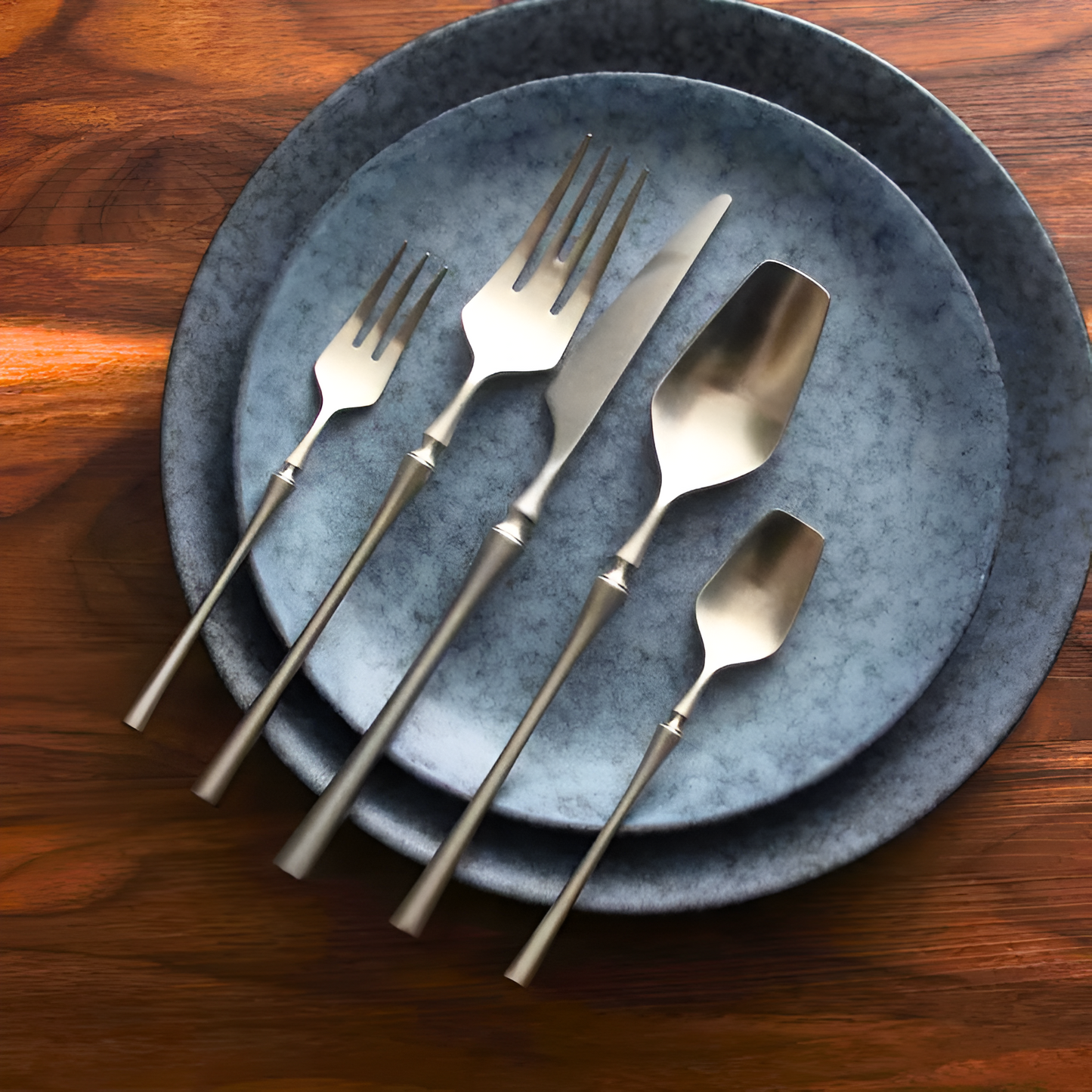 Rustic Country Style Kitchen Cutlery Set - BritishElegance