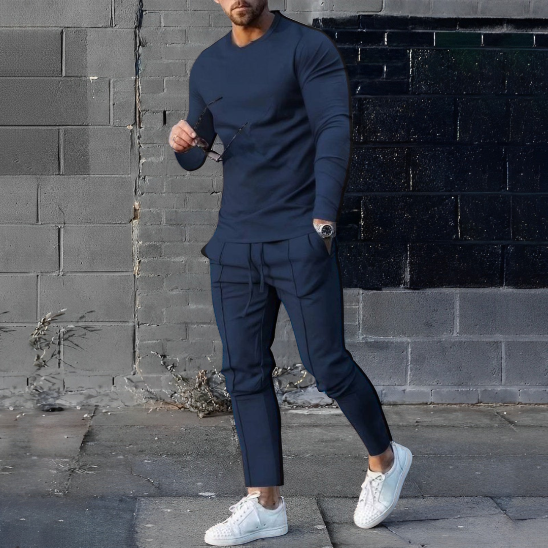Comfortable 2-Piece Tracksuit Set for Men