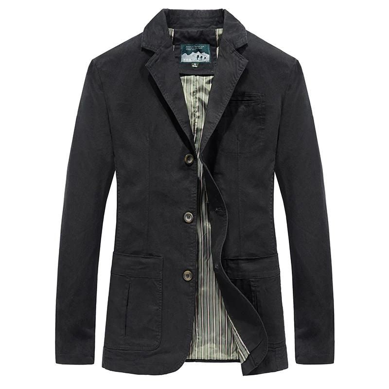 Cevori Three-Button Style Blazer Jacket