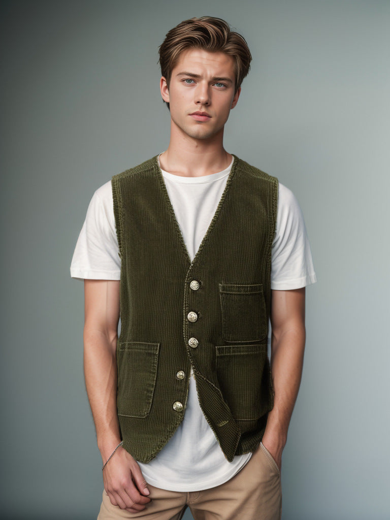 Rayan | Corduroy Men's Suit Jacket