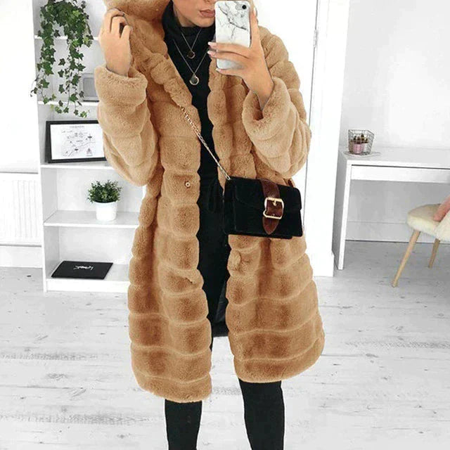 Hannah | Women's Hooded Faux Fur Winter Jacket