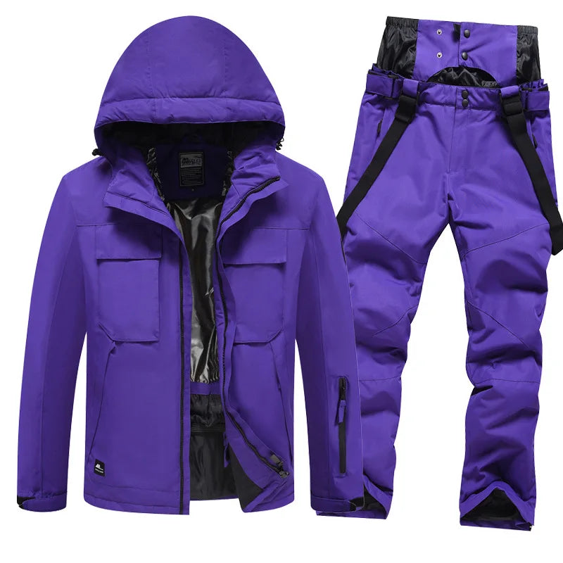 Waterproof Snow Ski Jacket and Pants Set