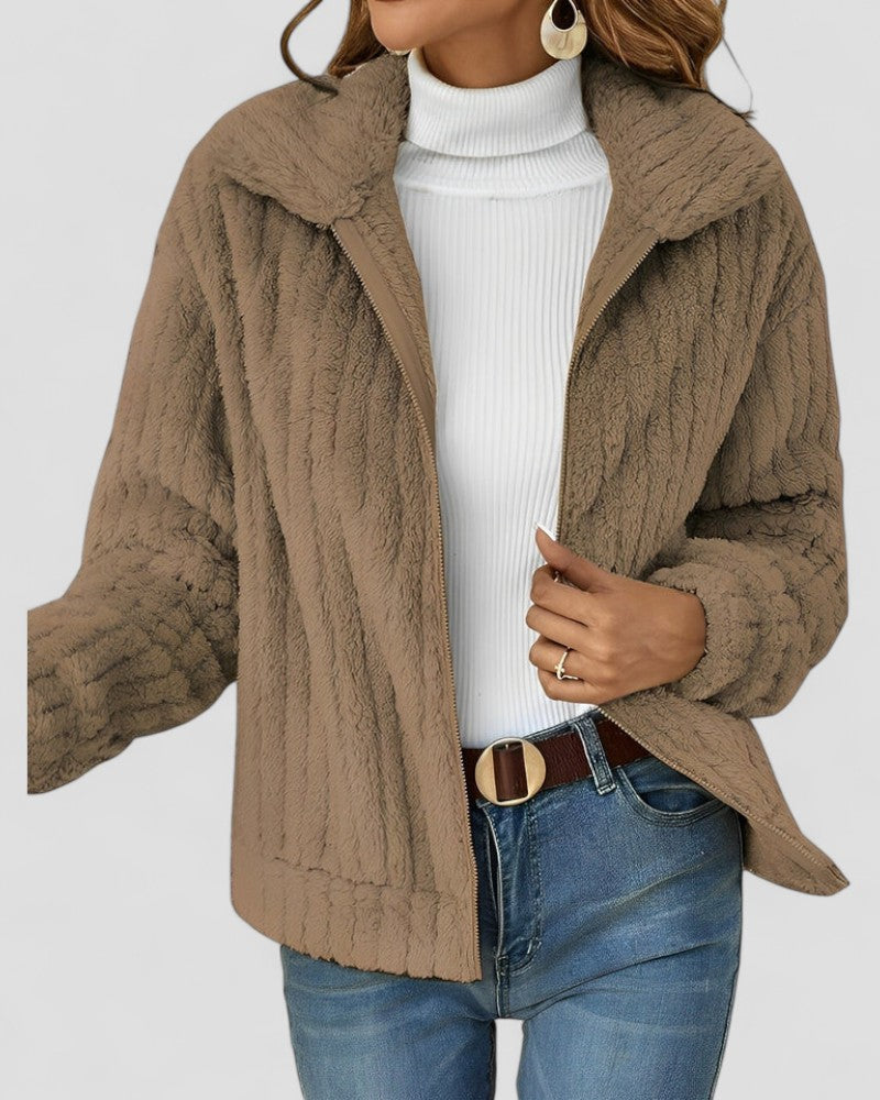 Women’s Velvet Fluffy Winter Coat