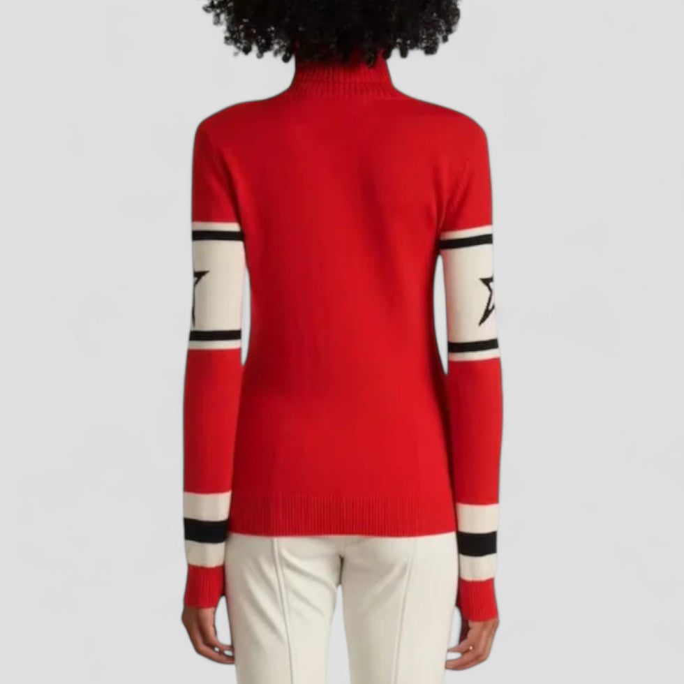 Women's Après Ski Jumper with Turtleneck Merino Wool