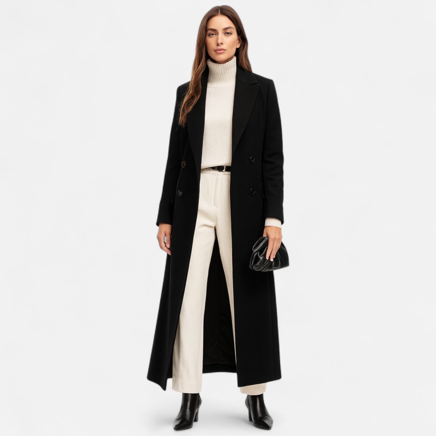 Women’s Floor-Length Tailored Overcoat
