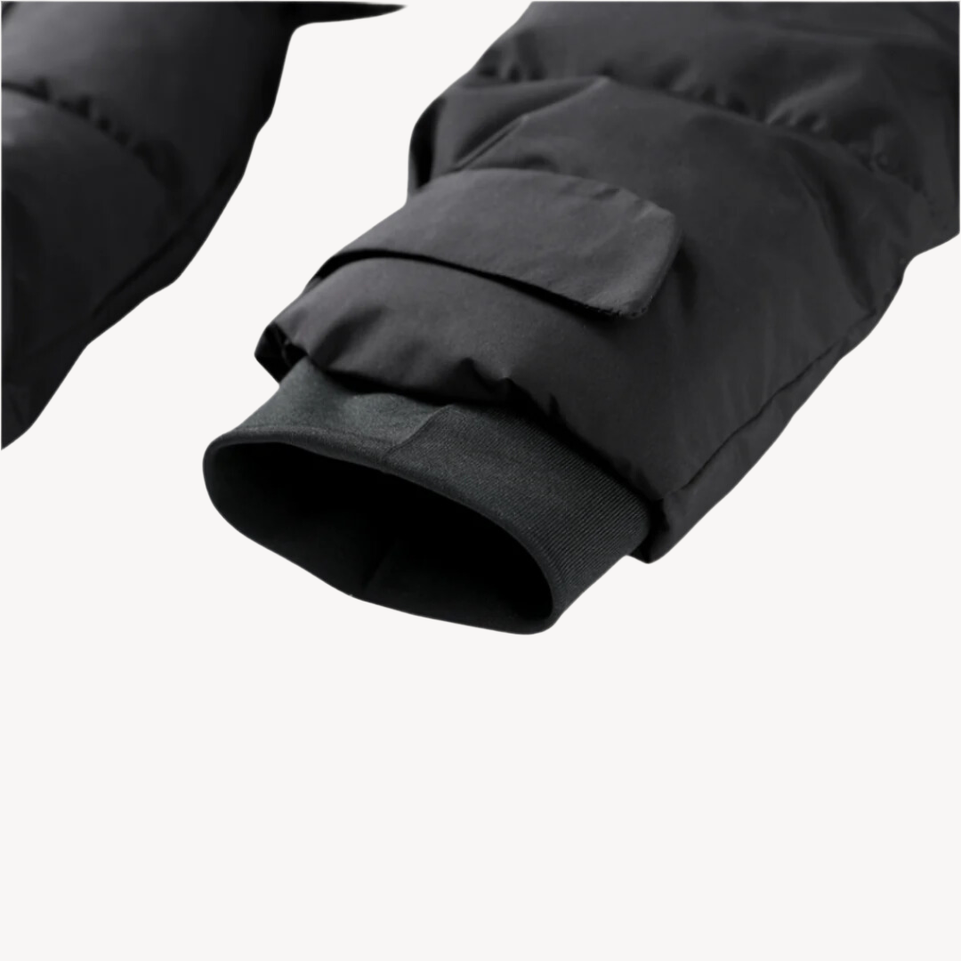 Women’s Hooded Quilted Puffer Coat with Belt
