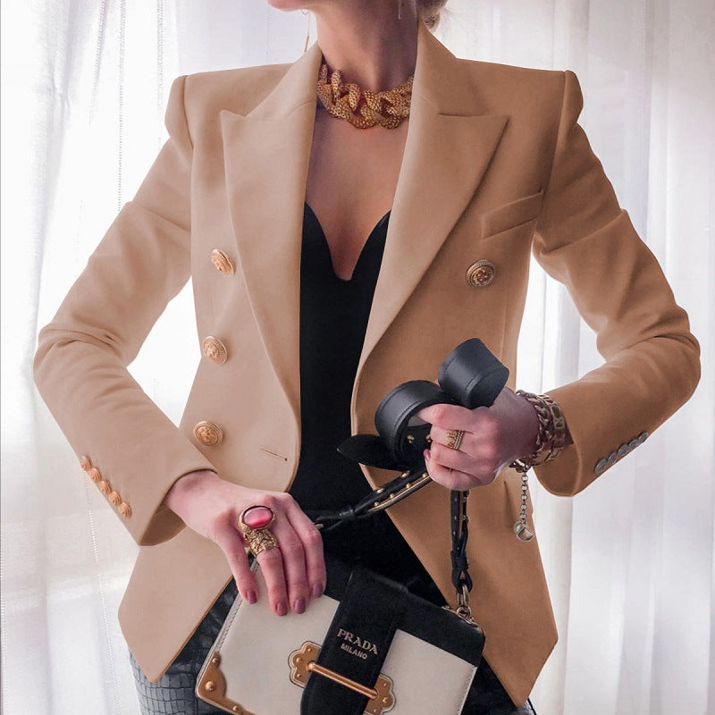 Scarlet | Women's Blazer with Gold Buttons