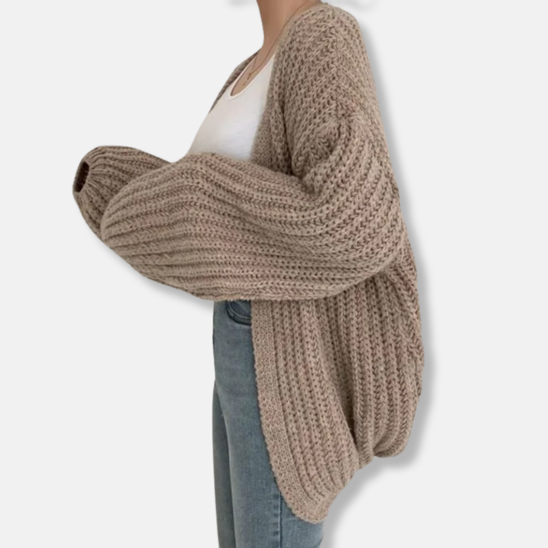Women’s Chunky Balloon Sleeve Cardigan