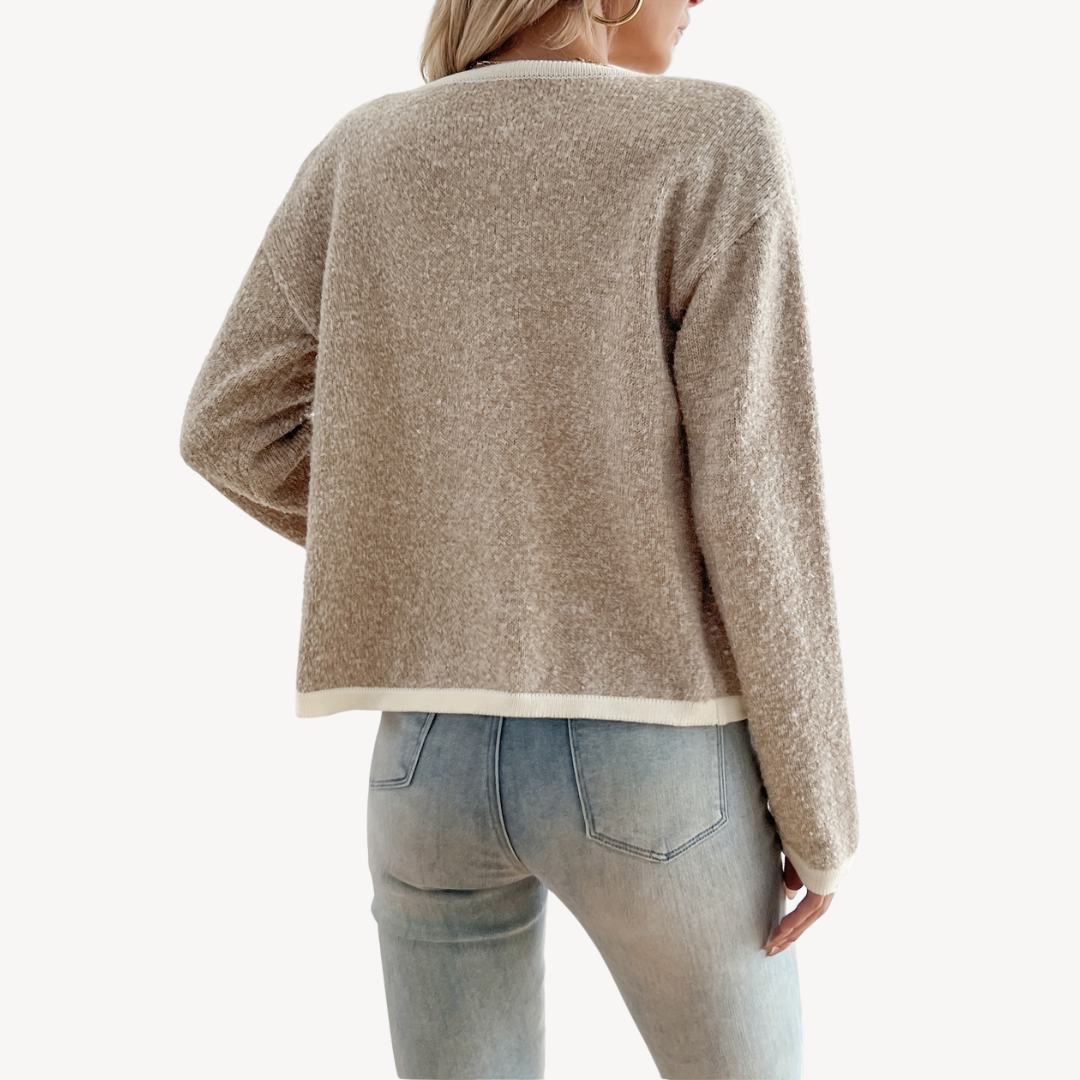 Women’s Oversized Button-Up Knit Sweater