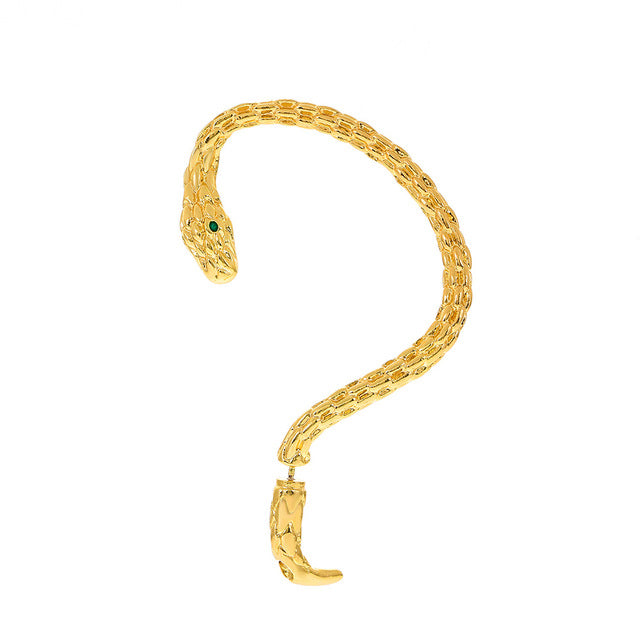 Stylish Snake Design Clip Earrings for Women