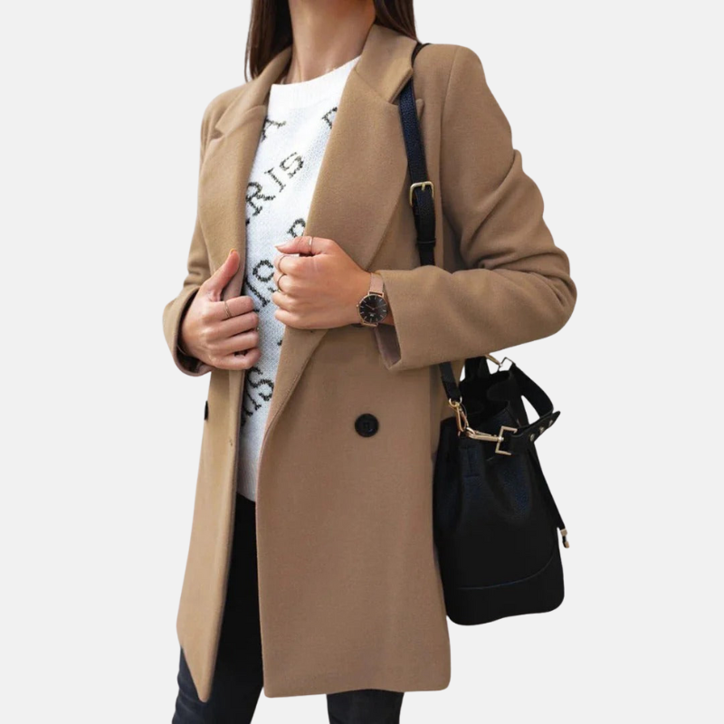 Women’s Tailored Double-Breasted Coat