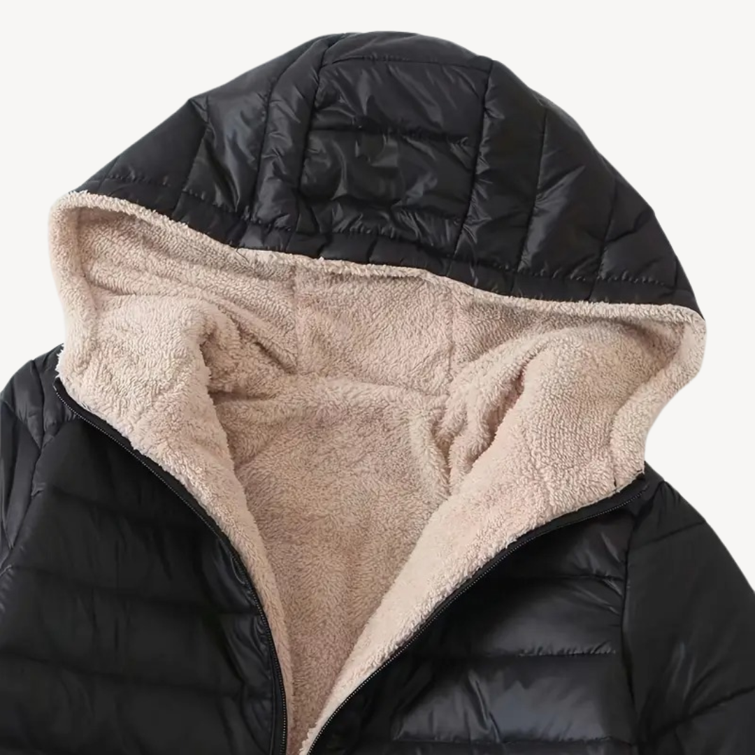 Women’s Hooded Warm Cotton Fur Coat