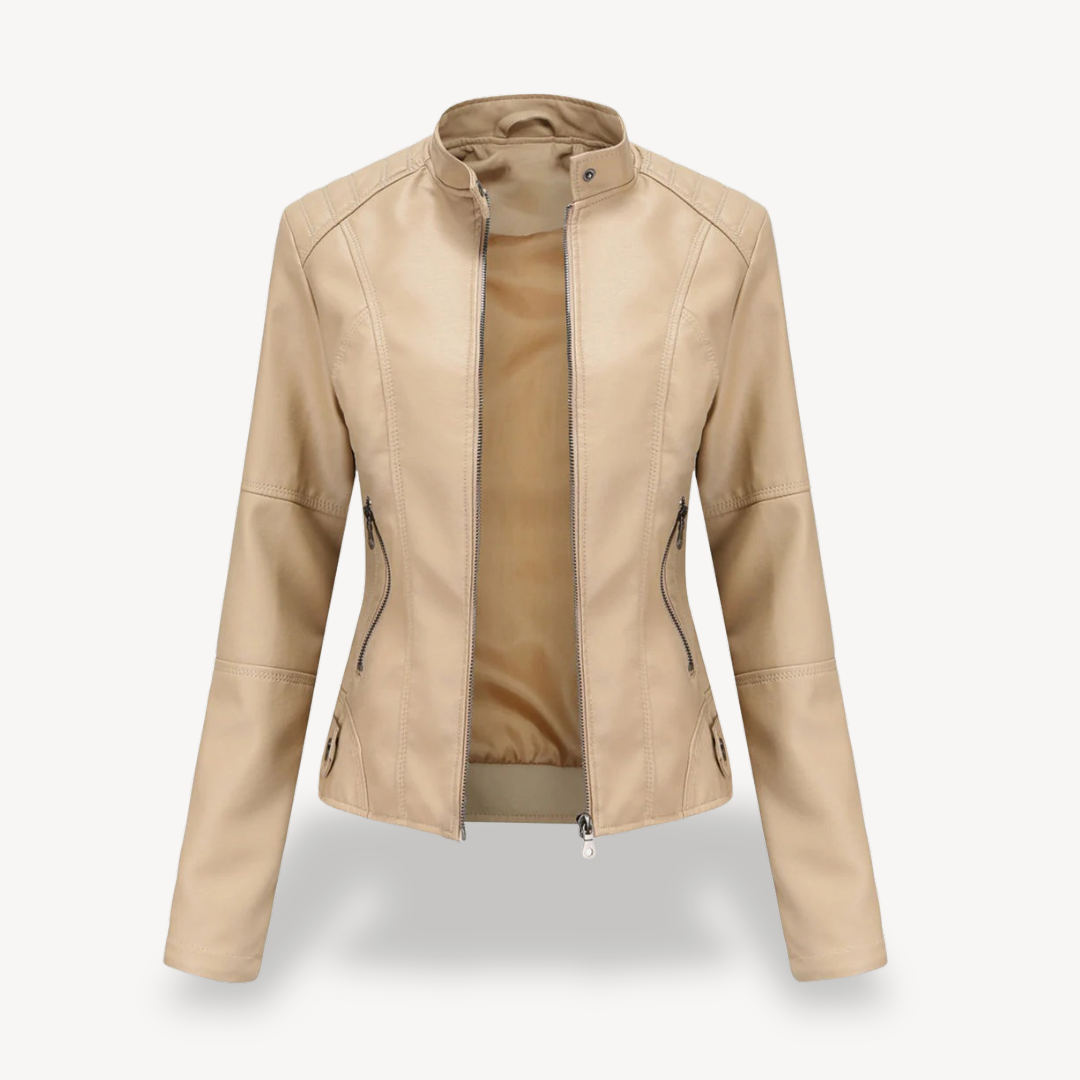 Women’s Classic Leather Biker Jacket
