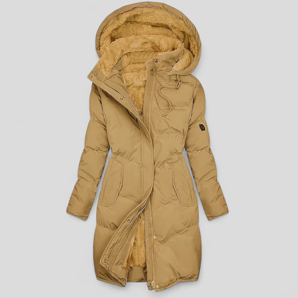Ladies Warm Padded Parka Winter Jacket