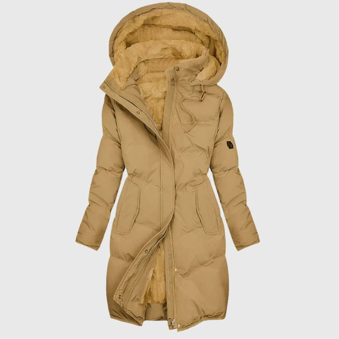 Warm Padded Ladies Parka Jacket