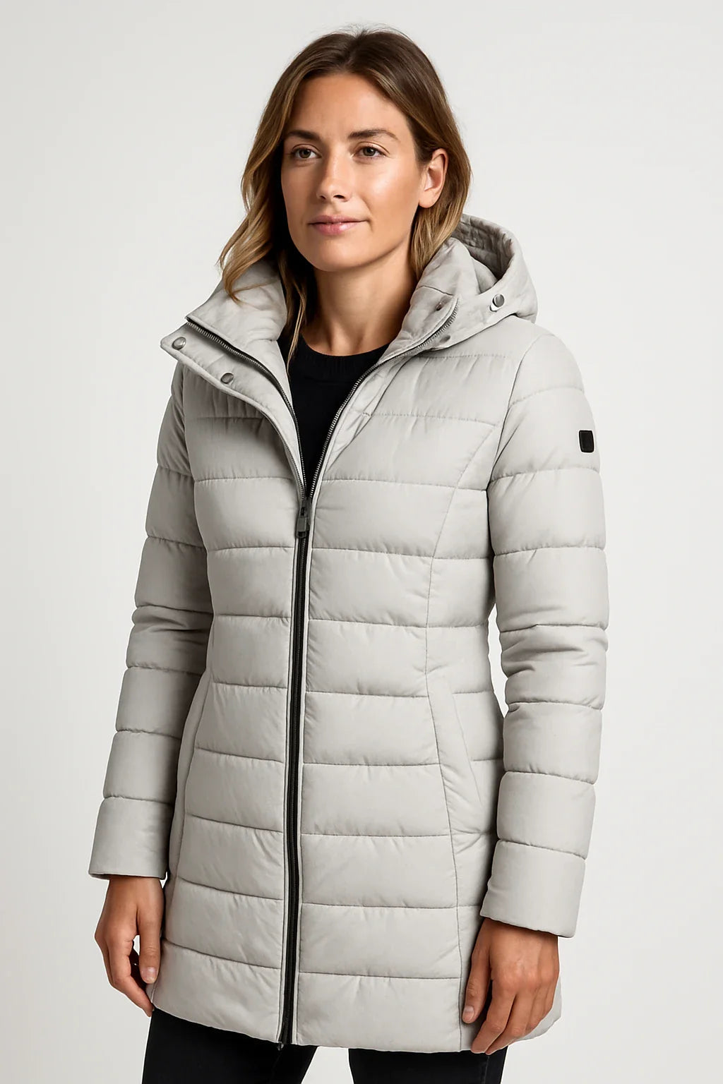 Women’s Quilted Mid-Length Puffer Coat