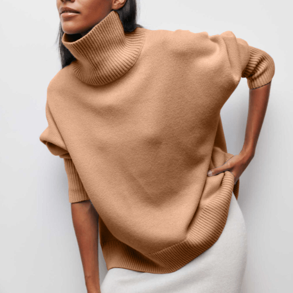 Women’s Oversized Chunky Funnel Neck Sweater