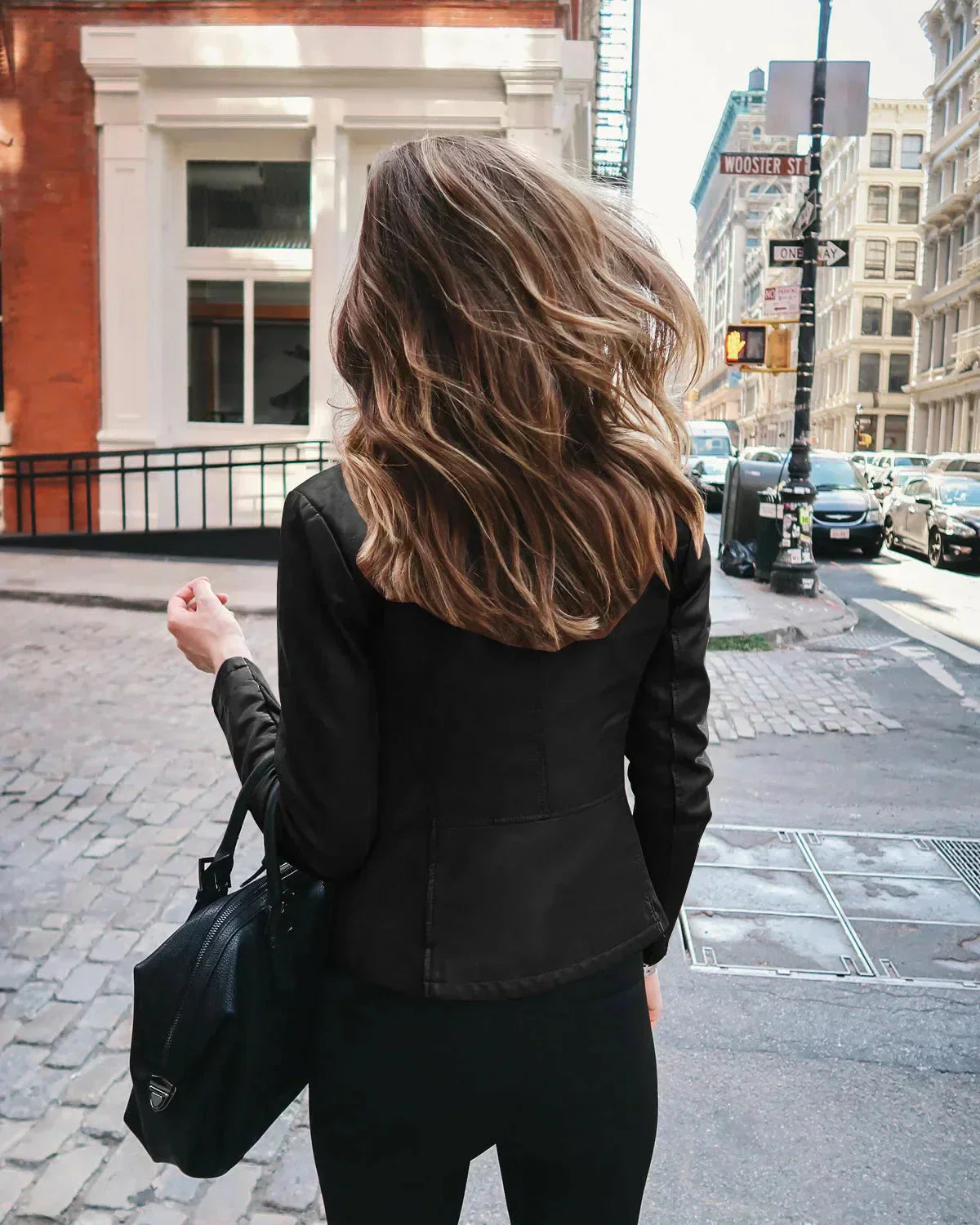 Women's Fitted Zip Jacket - Soft Slim Design
