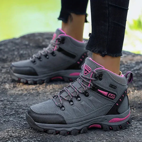 Warm Waterproof Hiking Boots for Women with Good Arch Support
