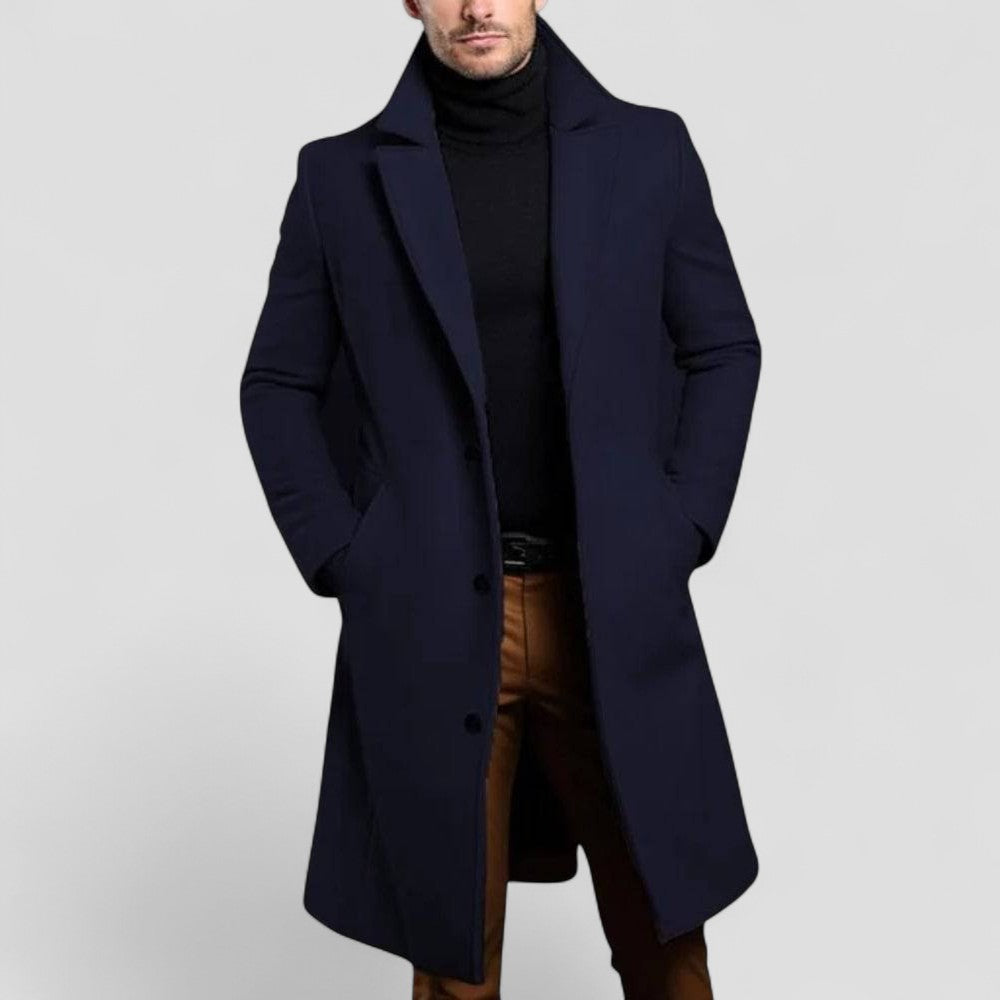 Men’s Tailored Single-Breasted Topcoat