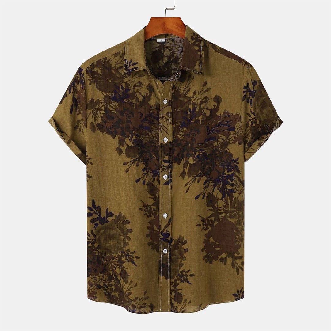 Classic Summer Floral Polo Shirt
