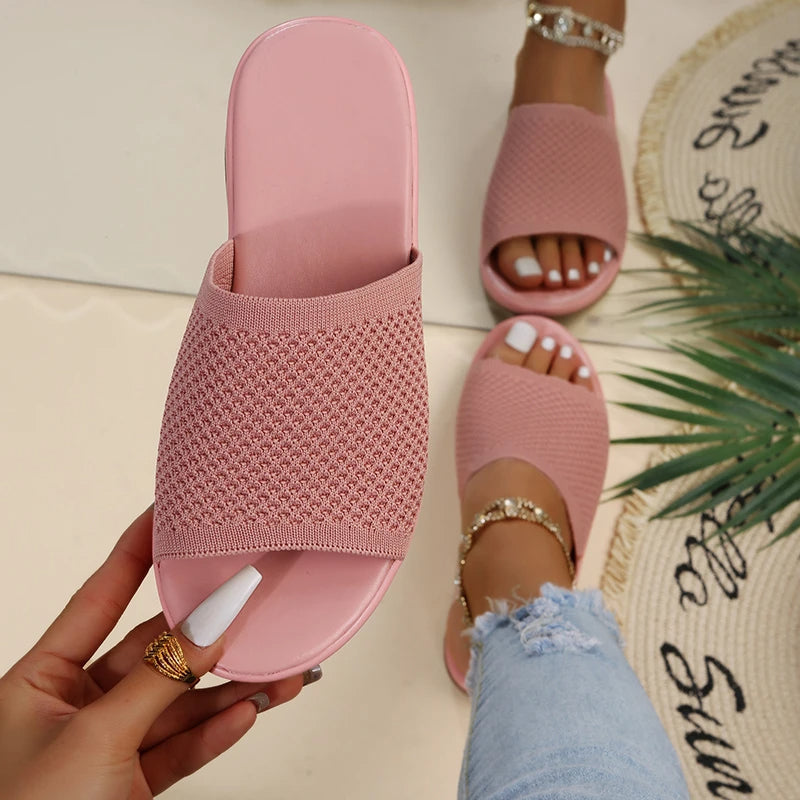 Comfortable Flat Wedge Sandals - Versatile Summer Shoes