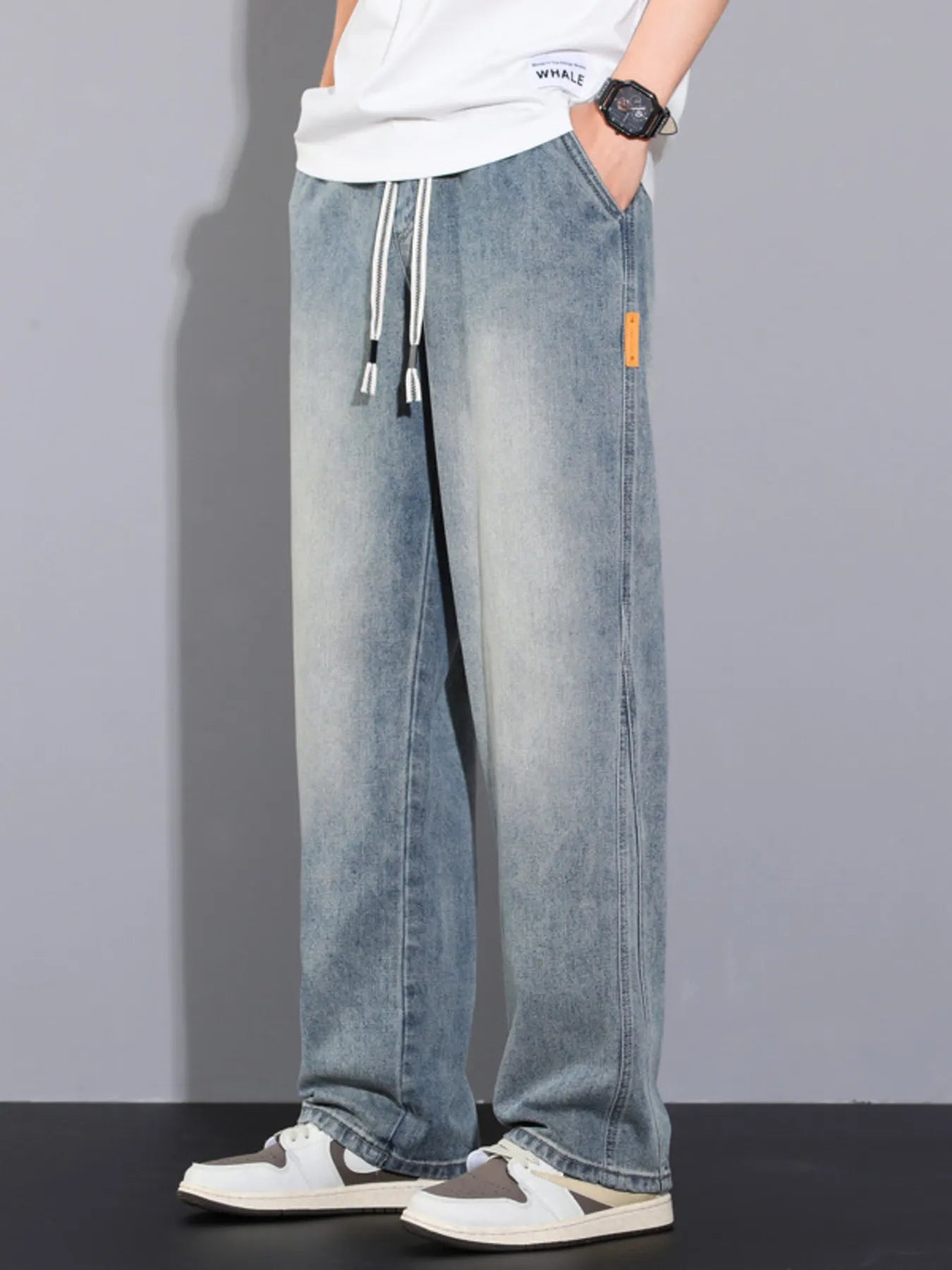 Comfy Relaxed Fit Denim Jeans - BritishElegance