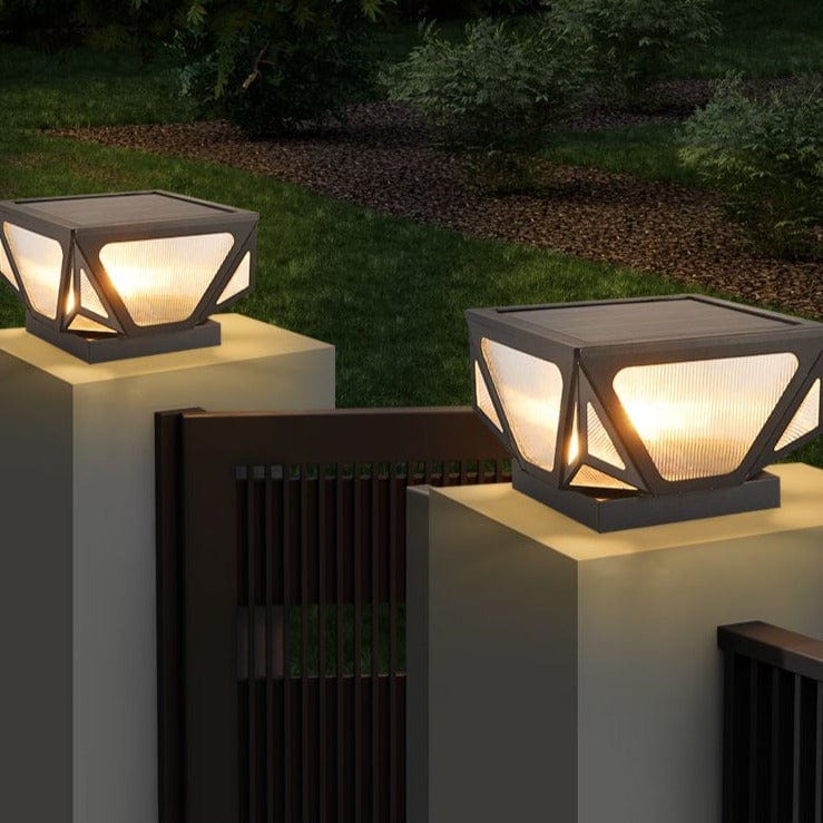 Bright Solar Powered Outdoor Lamp - BritishElegance