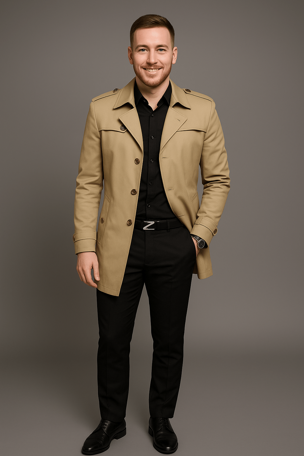 Structured Trench Coat