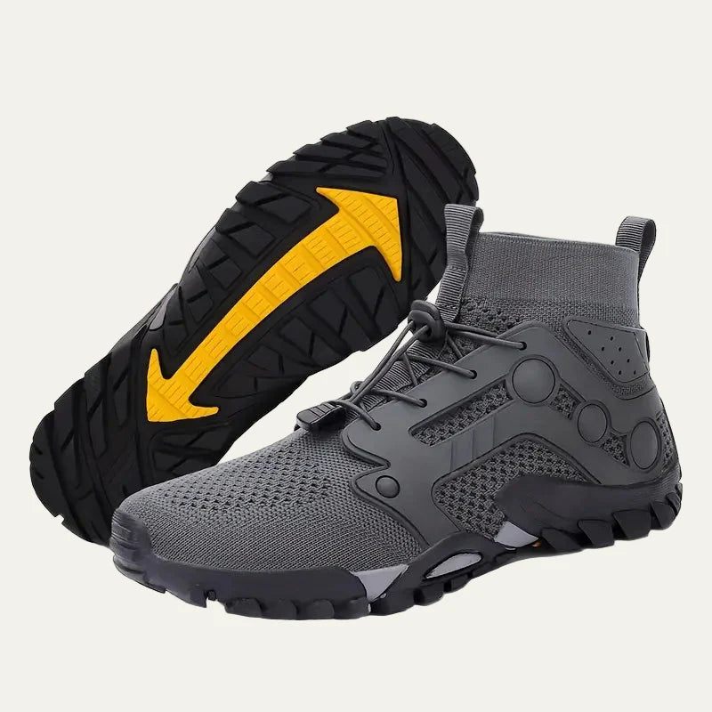 Men’s Mid Cut Trail Shoe with Knit Cuff and Quick Lace