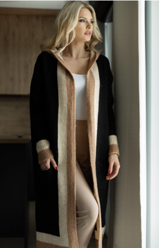 Women's Cozy Colourful Winter Cardigan Sweater