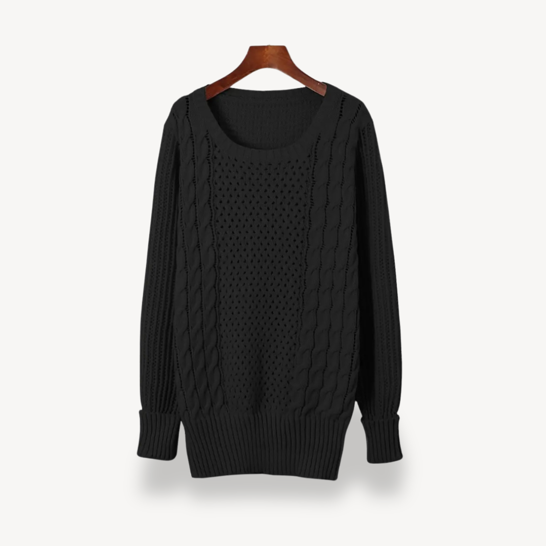 Cable Knit Sweater Dress for Women