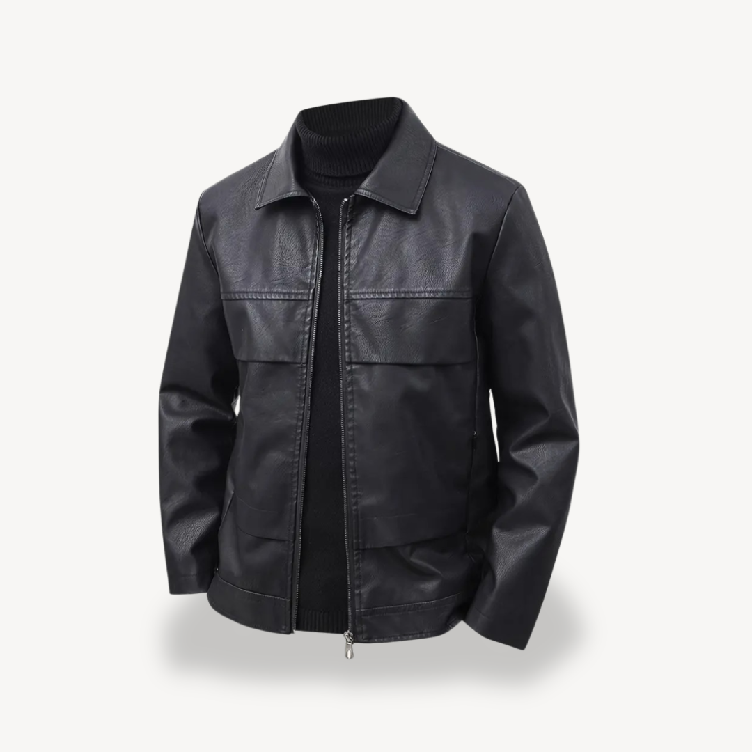 Men's Faux Leather Jacket
