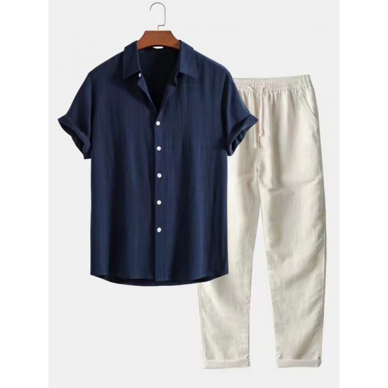 Men's Classic Dress Shirt and Pant Combo