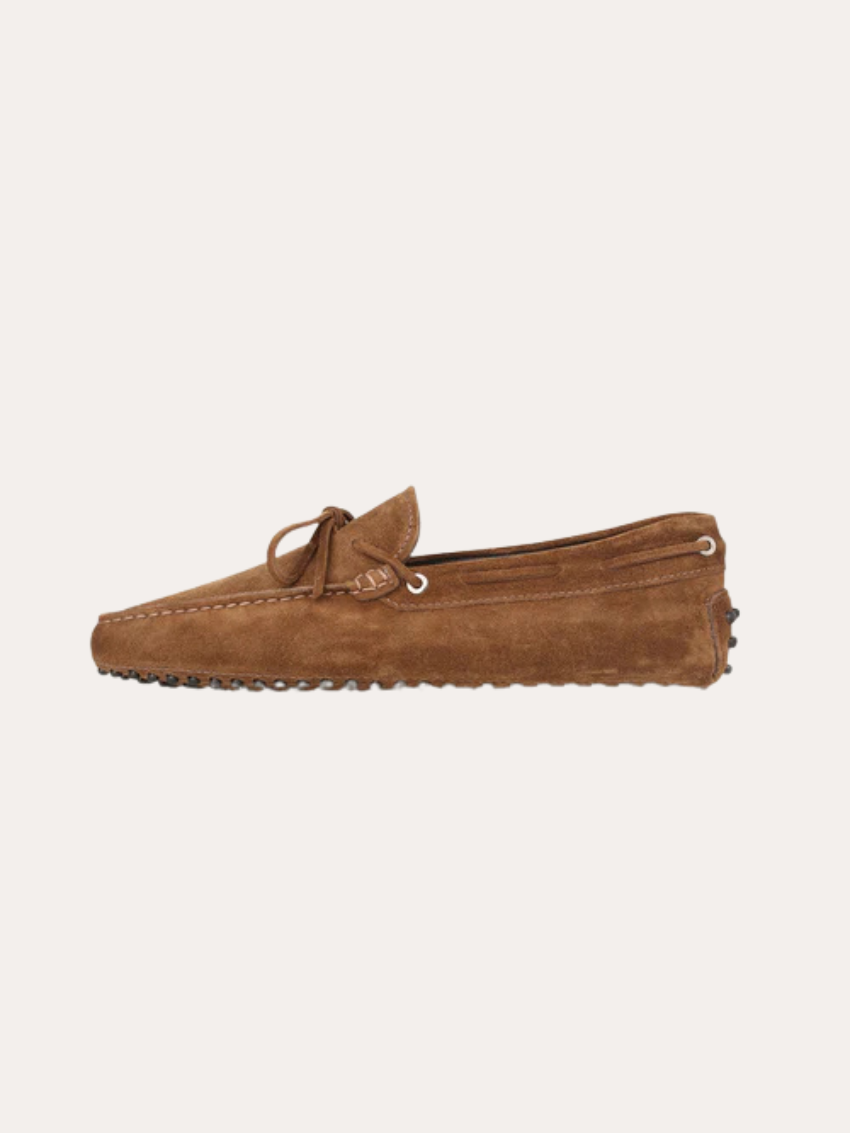 Men’s Suede Lace Up Driving Moccasins