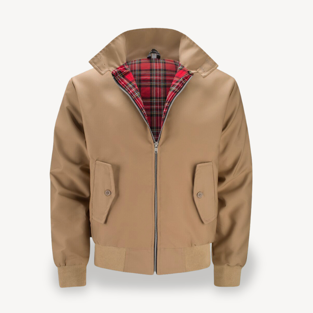 Men's Zip-Up Bomber Jacket