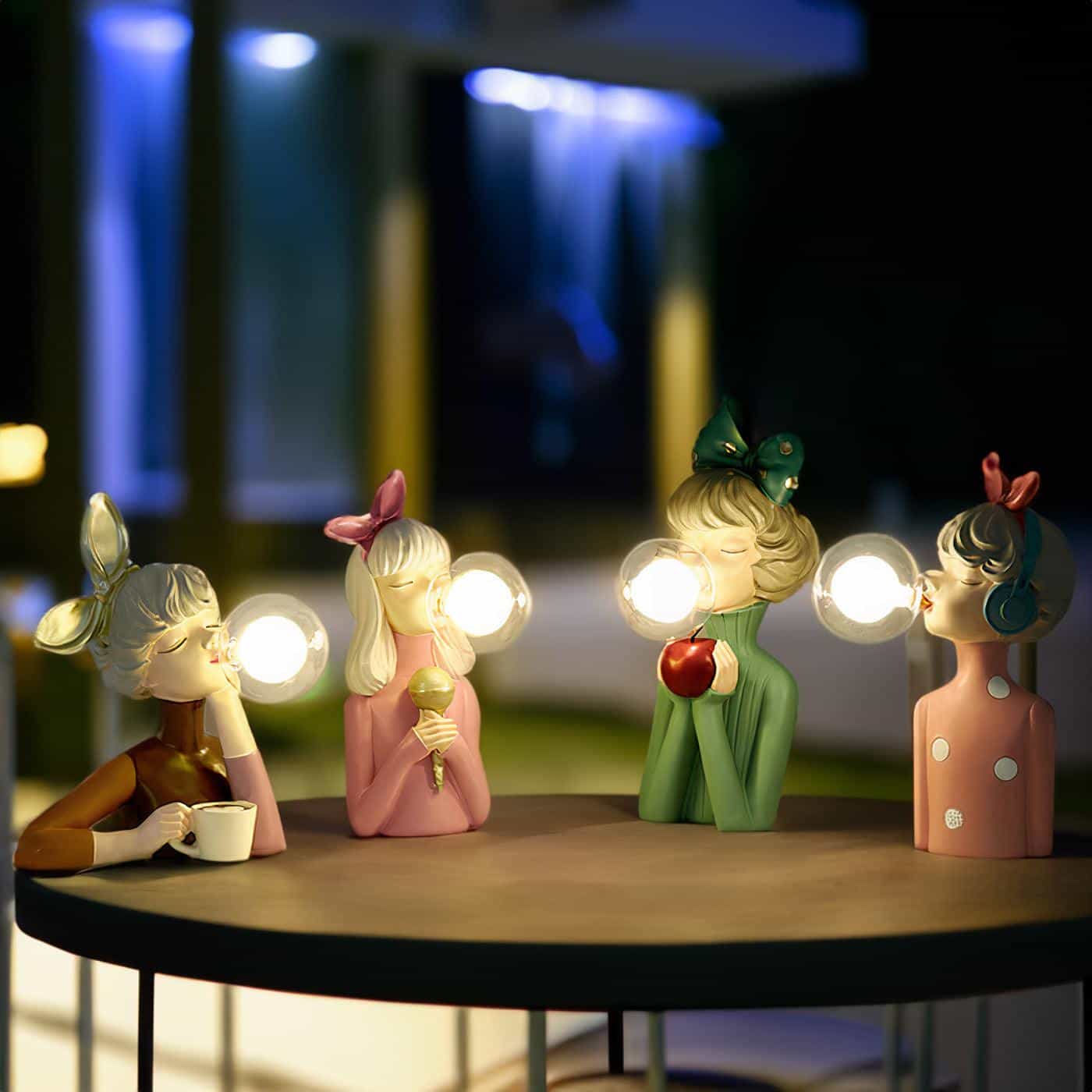 Colorful Fun Kids Night Light Table Lamp