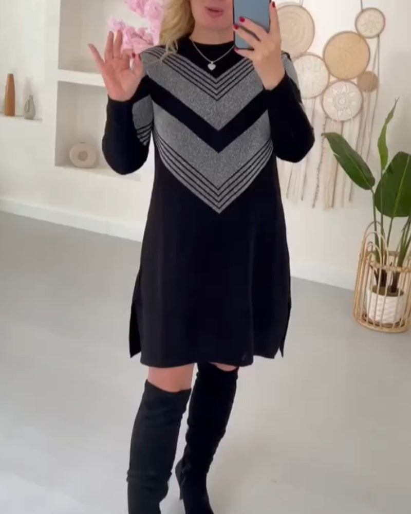 Women's Lightweight Casual Summer Sweater Dress - BritishElegance