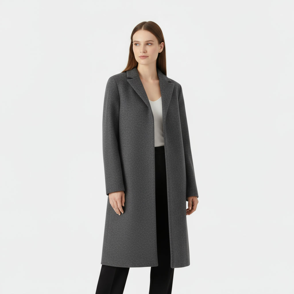 Timeless Elegant Women's Coat – Simple Classic Style
