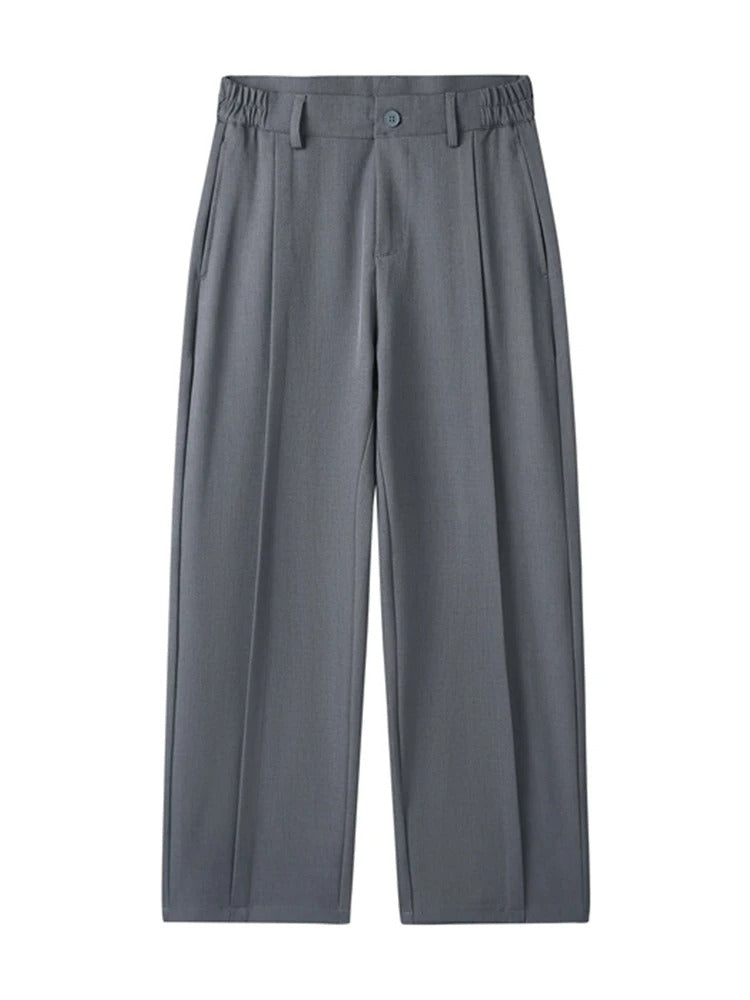 Classic Comfortable Men's Pleated Trousers