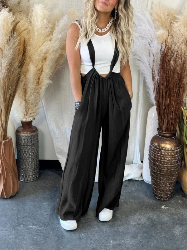 Comfortable Womens Sleeveless Summer Jumpsuit