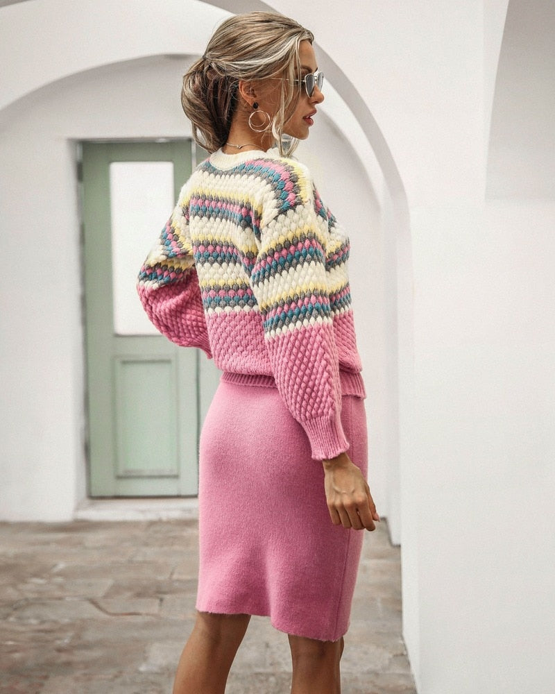 CathelijsSet I Women's 2-Piece Set | Sweater and Skirt