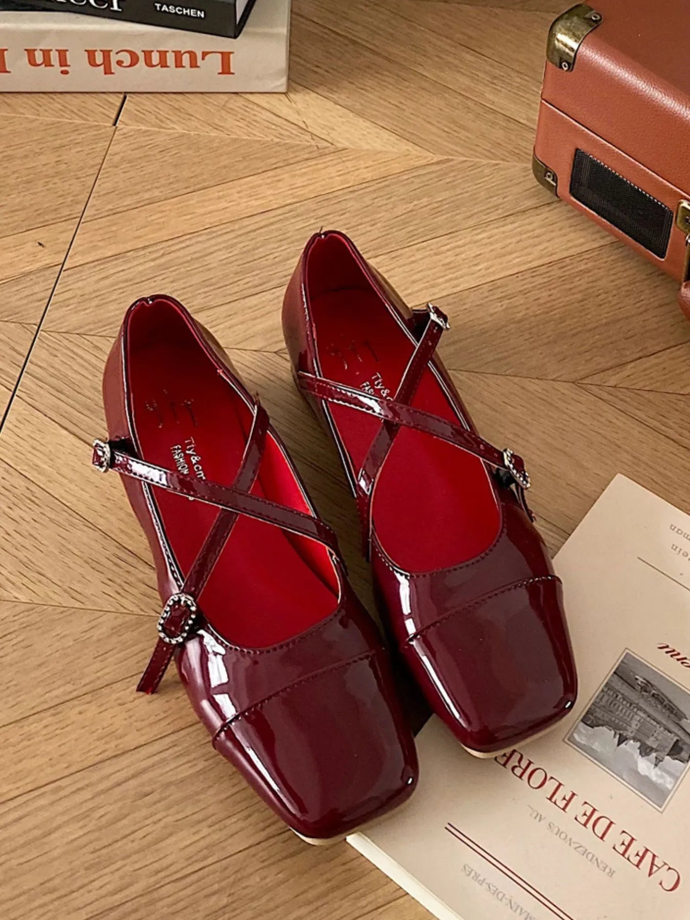Classic Comfortable Low Heel Mary Jane Shoes