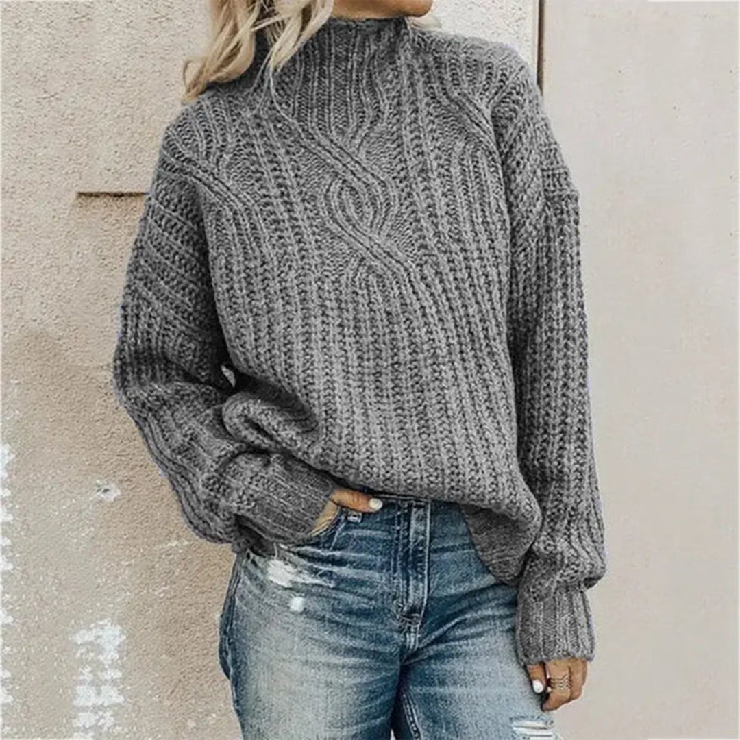 Comfortable Knitted Women's Jumper - Lily